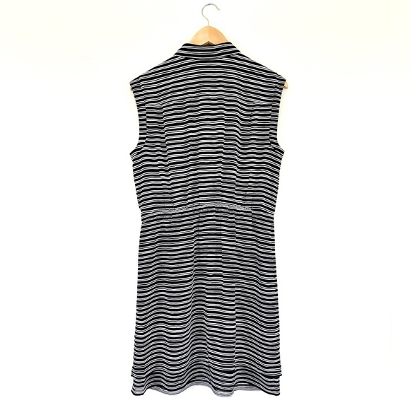 Tommy Hilfiger Black & White Stripe Shirt Dress - Picture 7 of 8